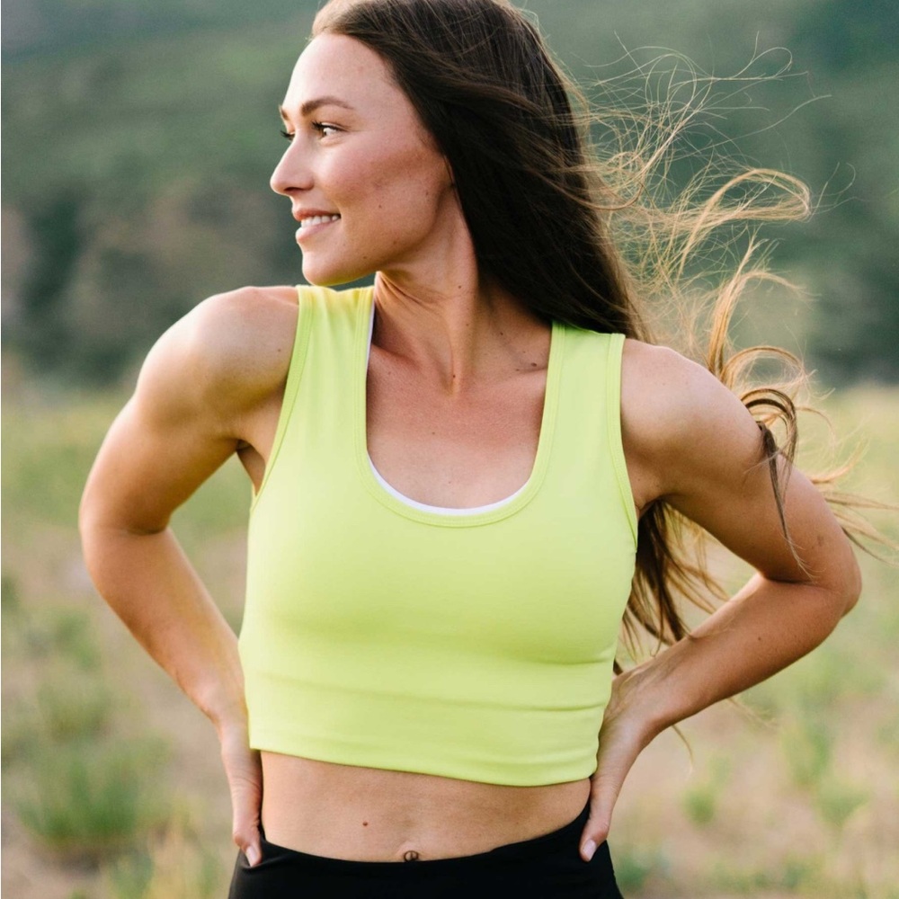 NWT Zyia Stronger Tank in Lime XL